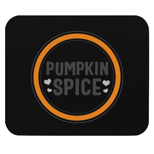 Halloween Theme Cute Pumpkin Spice Coffee Lover Mouse Pads