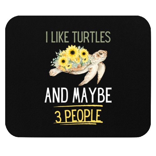 Sea Turtle Lover Ocean Animal Funny Gift Turtle Mouse Pads
