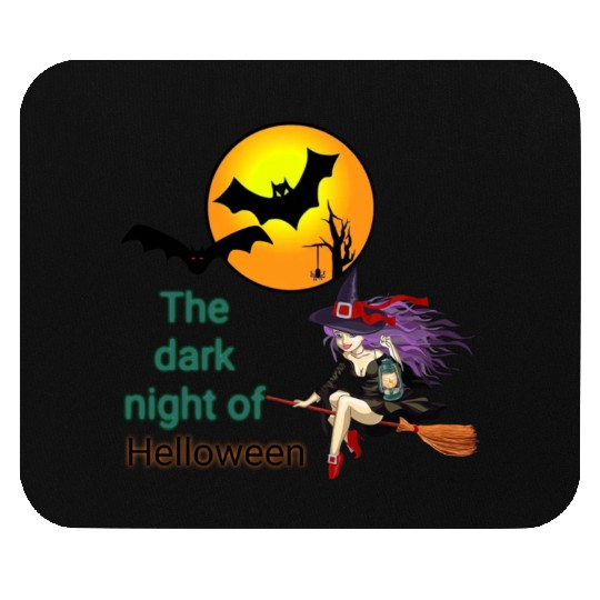 Halloween night Mouse Pads