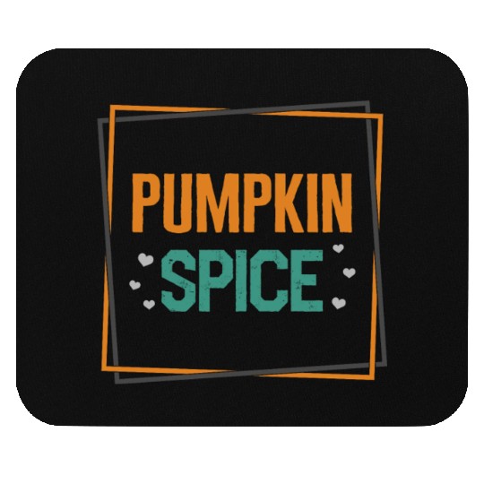 Halloween Theme Cute Pumpkin Spice Coffee Lover Mouse Pads