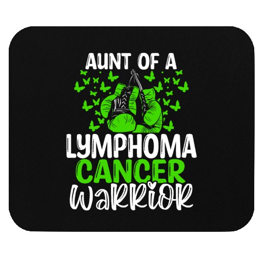Lymphoma Cancer Awareness Aunt Nephew Niece Mouse Pads