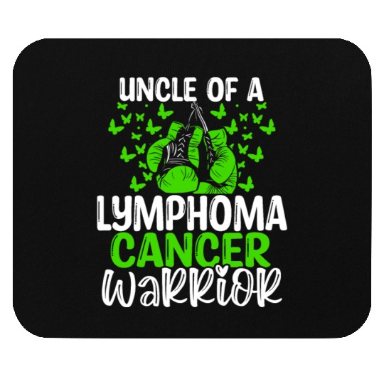 Lymphoma Cancer Awareness Uncle Nephew Niece Mouse Pads