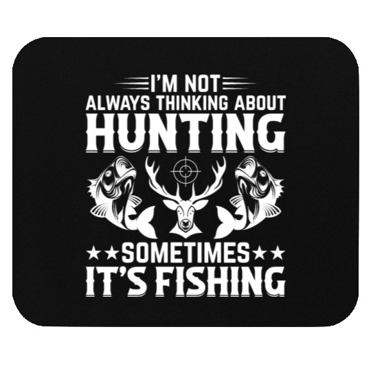 Deer Hunting Fish Fishing Trout Fishing Deer Hunte Mouse Pads