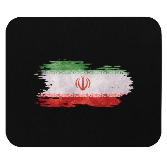 Iran - national flag, brush effect Mouse Pads
