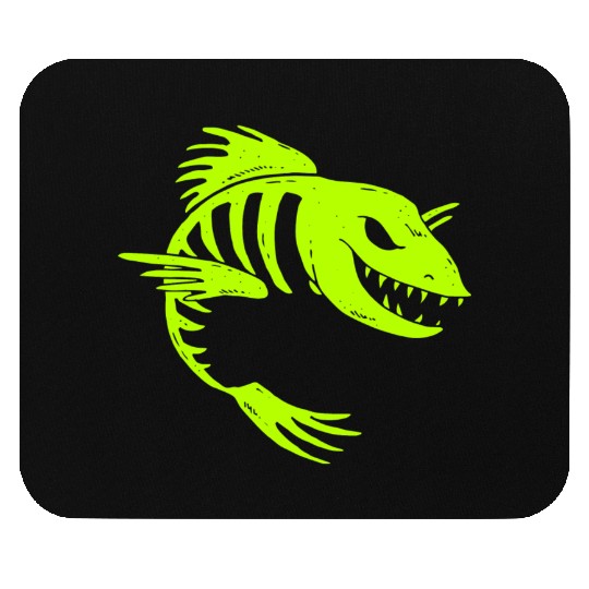 Fish Skeleton Mouse Pads