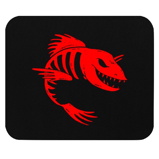 Fish Skeleton Mouse Pads
