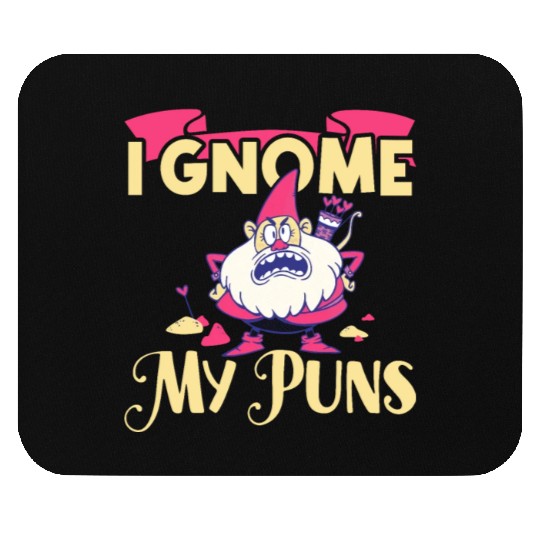 Garden Gnomes Gnome Lover Funny Gnome Gardening Mouse Pads