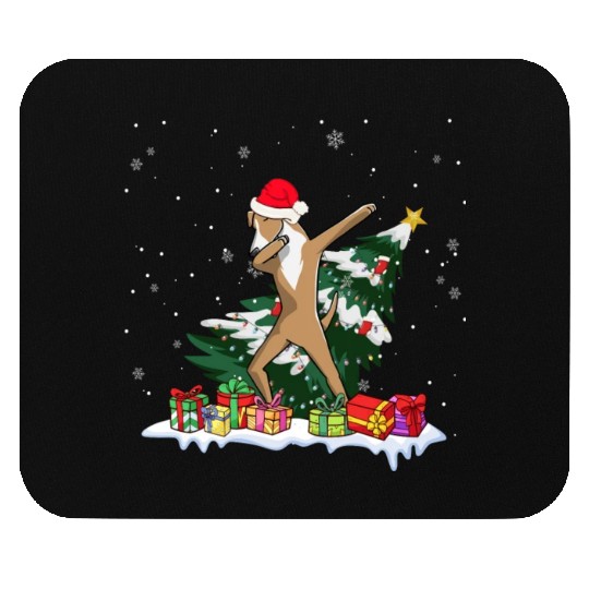 Great Dane Christmas Dabbing Santa Xmas Pajama Mouse Pads