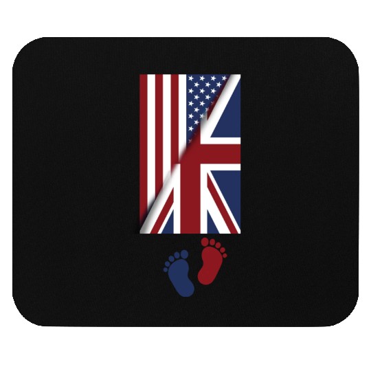 American Union Jack Flag Baby american union jack Mouse Pads