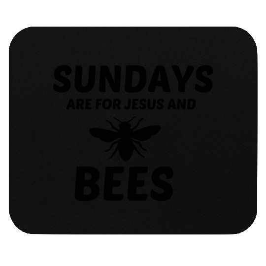 BEES AND JESUS SUNDAY Mouse Pads