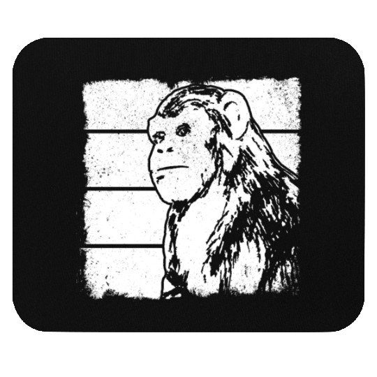 Monkey Chimpanzee Orangutan Monkey - Monkey Mouse Pads