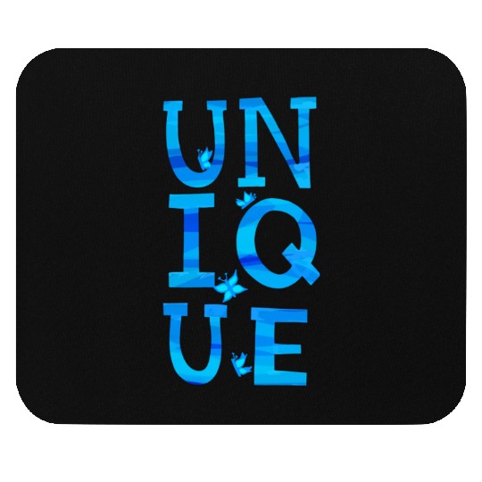 Unique Blue Butterflies Mouse Pads