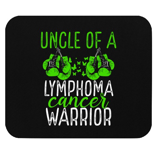 Uncle Lymphoma Cancer Awareness Niece Nephew Mouse Pads