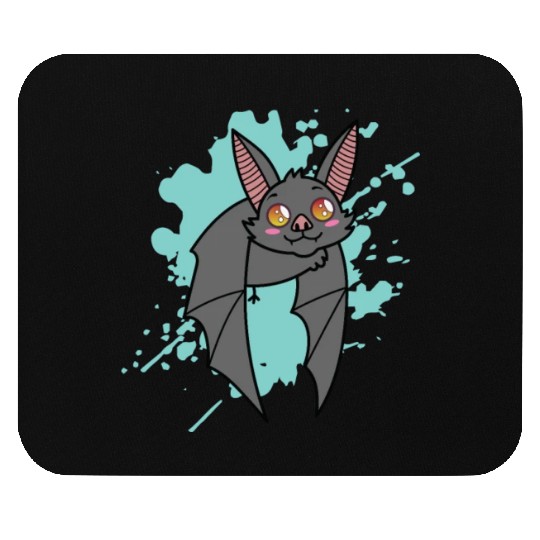 Bat in japanese Kawaii Style Animal Mouse Pads