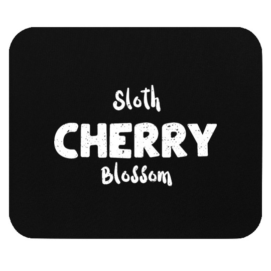Sloth Cherry Blossom - Sloth Mouse Pads