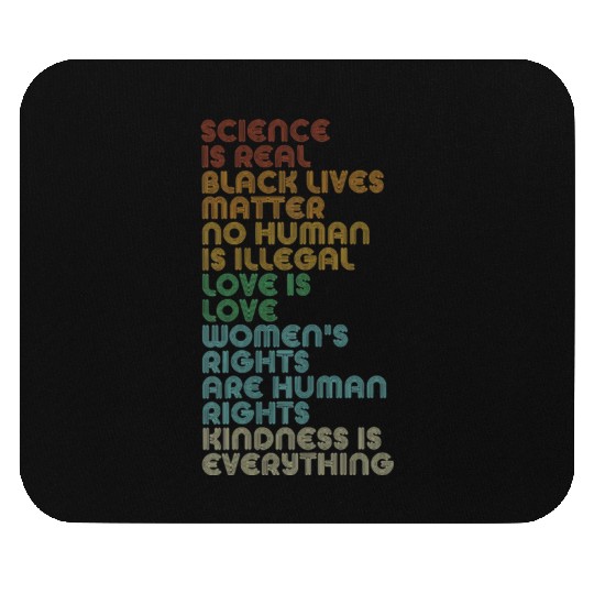 Vintage, Retro Science Is Real, Black Lives Matter Mouse Pads