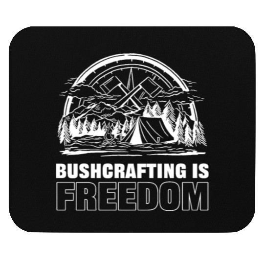 Bushcrafting is Freedom Bushcrafter Natural Mouse Pads