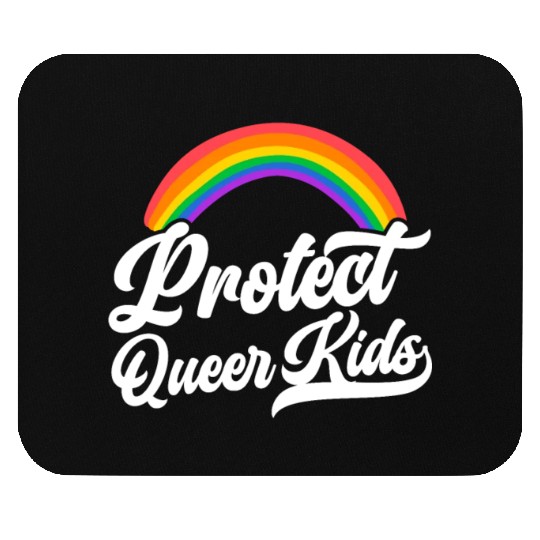 Protect The Queer Kids Rainbow Pride Month Mouse Pads