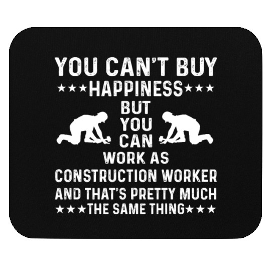 Construction Worker Mouse Pads