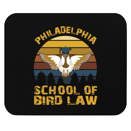 Vintage Philadelphia School Of Bird Law For Nature Mouse Pads