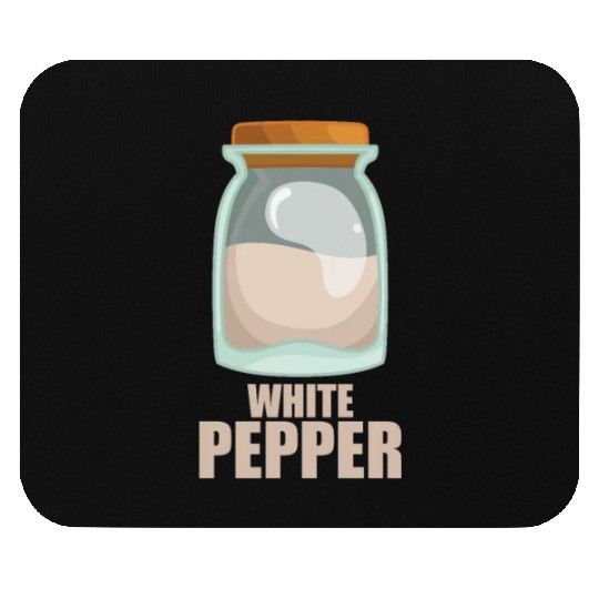 White Pepper Spice Flavor Food Cooking Mouse Pads