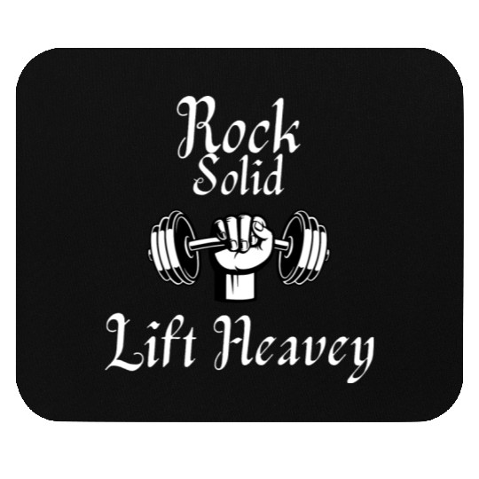 Rock Solid (Gym/weightLlifting) Mouse Pads