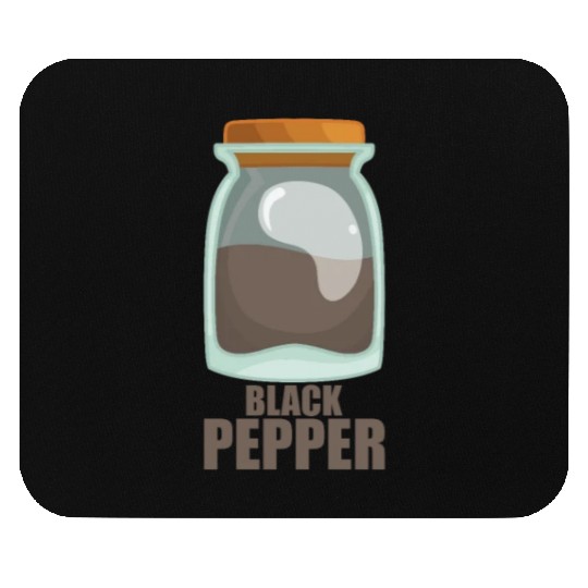 Black Pepper Spice Flavor Food Cooking Mouse Pads