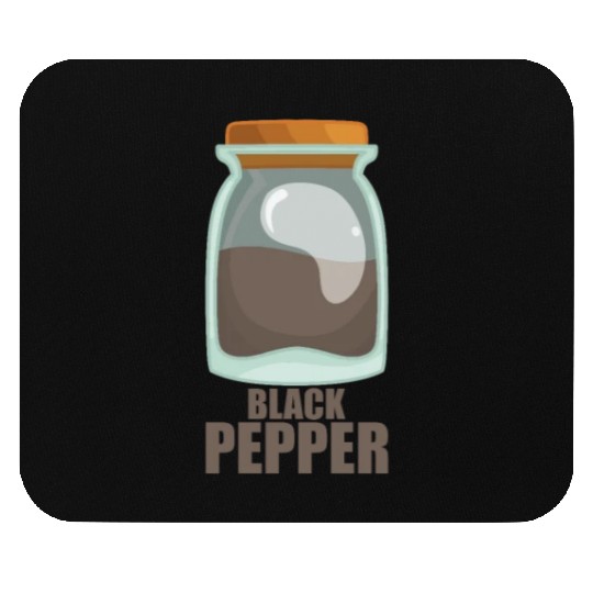 Black Pepper Spice Flavor Food Cooking Mouse Pads