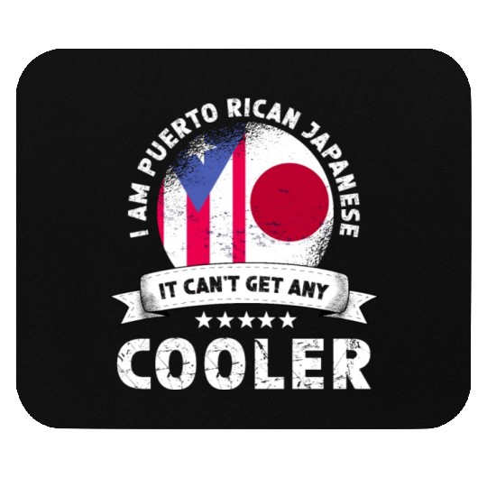 Puerto Rico Flag Japan Grown Patriot Country Mouse Pads