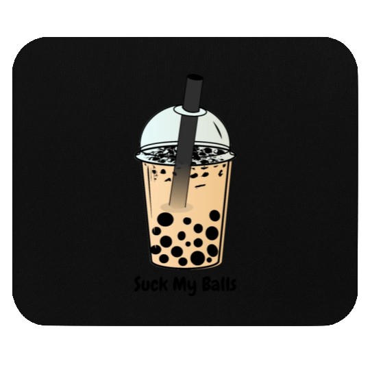 Suck My Balls, Boba Tea, Bubble Tea, Boba Milk Tea Mouse Pads