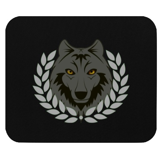 alpha wolf Mouse Pads