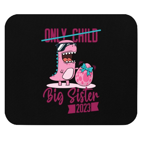 Only Child Big sister 2023 pregnancy baby girls Mouse Pads