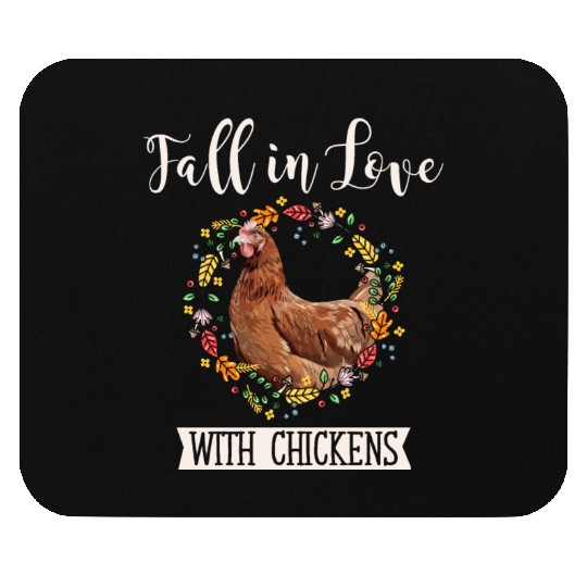 Fall Chicken Lover Farming Thanksgiving Mouse Pads
