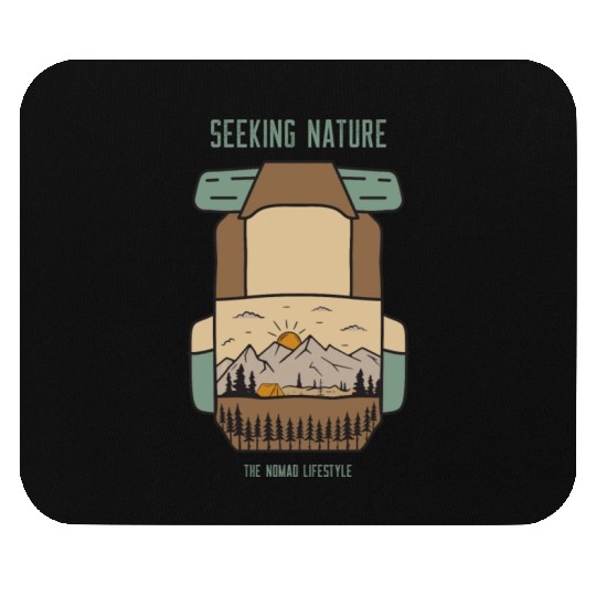 Seeking Nature - The Nomad Lifestyle Mouse Pads