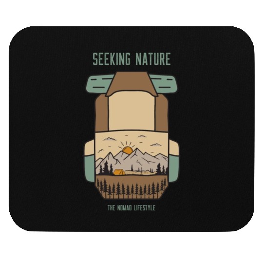 Seeking Nature - The Nomad Lifestyle Mouse Pads