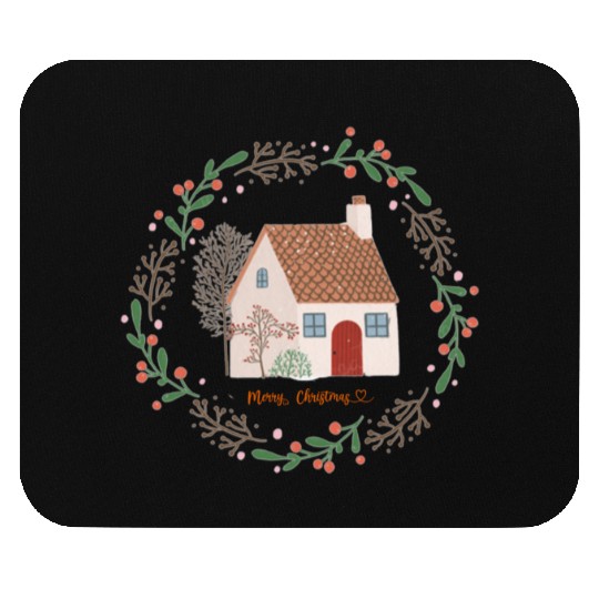 Merry Christmas | Home For The Holidays | Xmas Mouse Pads