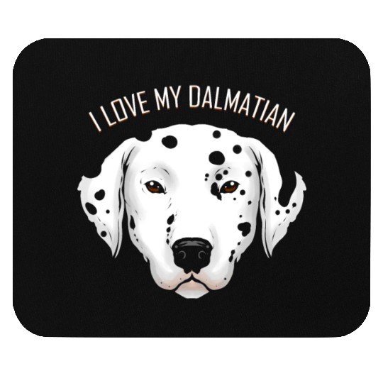 Dog Lover - I Love My Dalmatian Mouse Pads