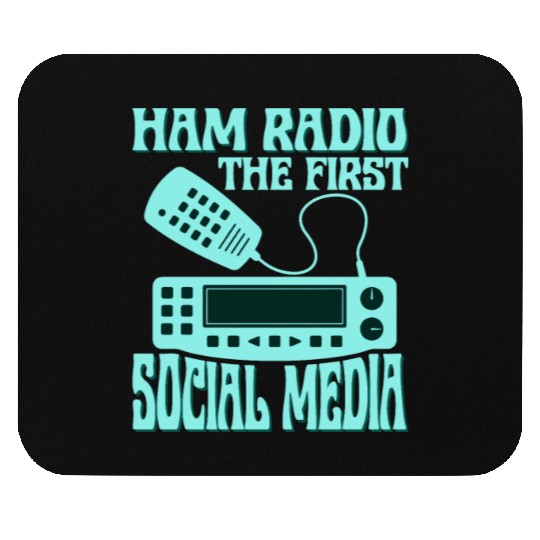 Ham Radio The First Social Media Operator Amateur Mouse Pads