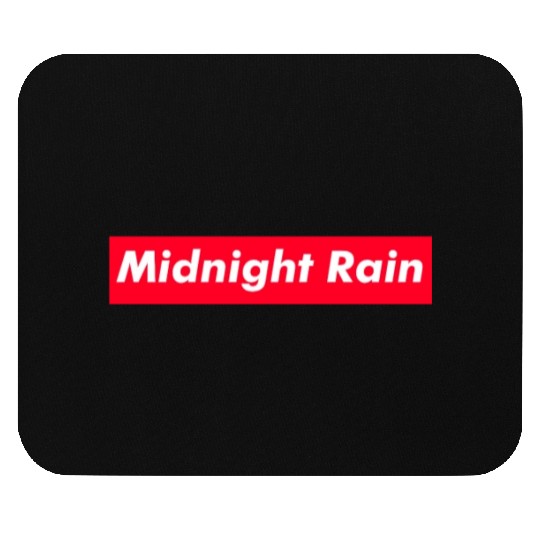 Midnight Rain red boxx Text Gift Music Fan Lover Mouse Pads