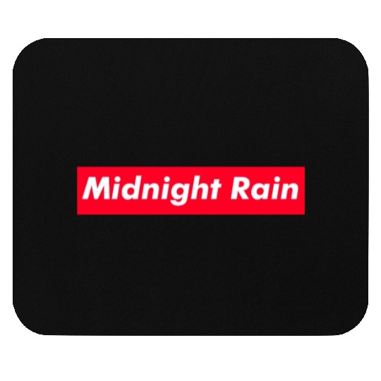 Midnight Rain red boxx Text Gift Music Fan Lover Mouse Pads