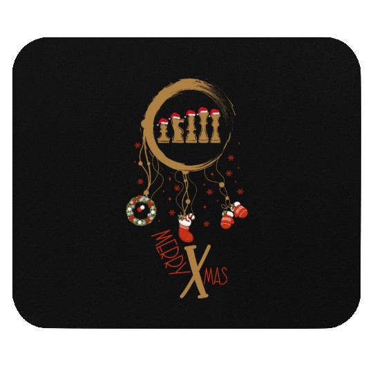 Winter dreamcatcher Christmas Chess Mouse Pads