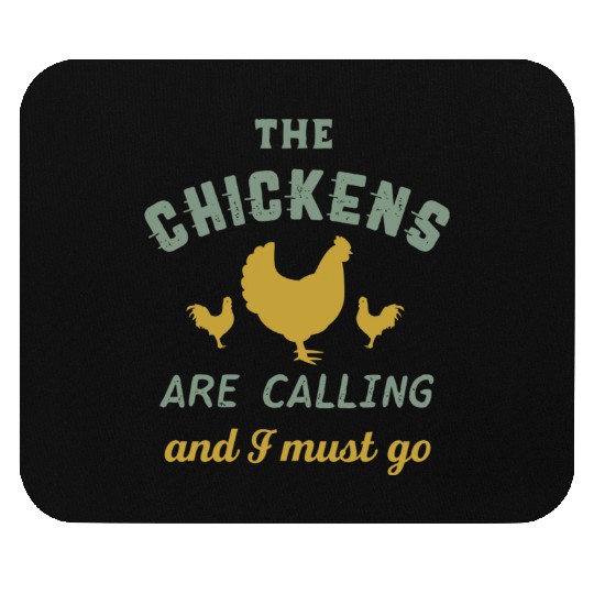 The Chickens Are Calling Vintage Country Farmer Mouse Pads