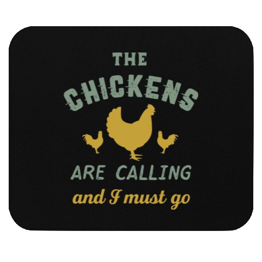 The Chickens Are Calling Vintage Country Farmer Mouse Pads