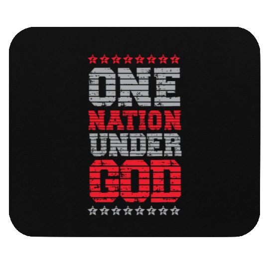 One Nation Under God USA American US America Mouse Pads