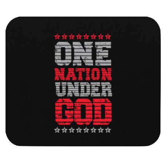 One Nation Under God USA American US America Mouse Pads
