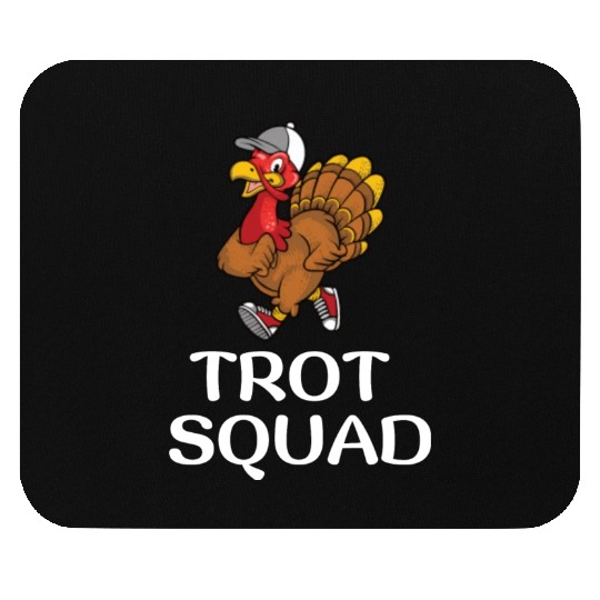 Thanksgiving Running Turkey Trot Squad Mouse Pads