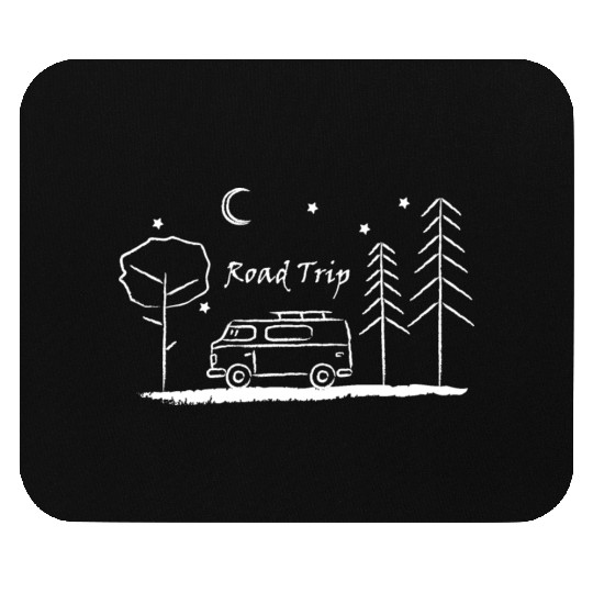 Road trip – your heart beats for camping Mouse Pads