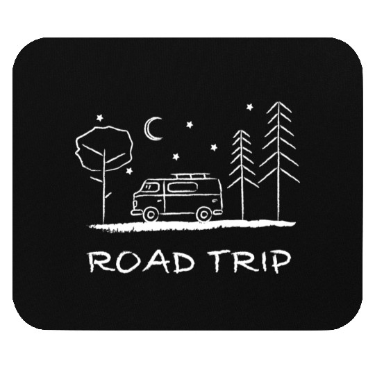 Road trip – your heart beats for camping Mouse Pads