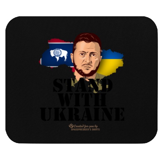 Ukraine Wyoming Flags Zelensky Mouse Pads