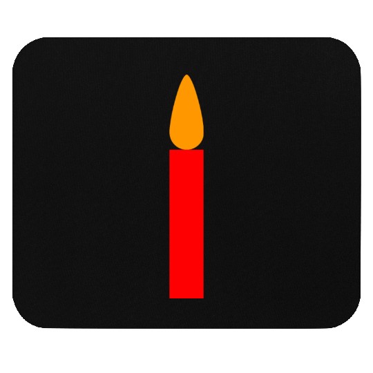 red advent candle Mouse Pads